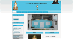 Desktop Screenshot of casitadeladivinamisericordia.org